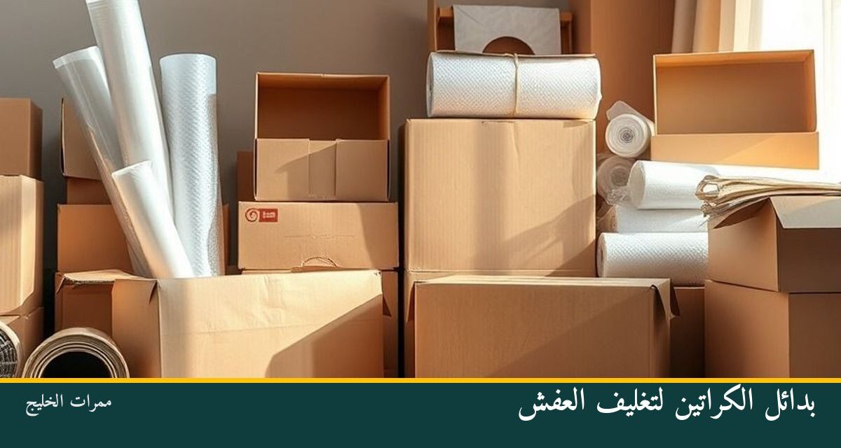 بدائل الكراتين لتغليف العفش